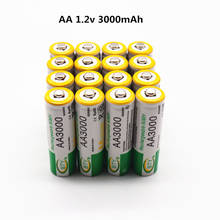 Daweikala AA 3000 1,2 V качественная перезаряжаемая батарея AA 3000mAh Ni-MH 1,2 V перезаряжаемая батарея 2A 3000 +бесплатная доставка 2024 - купить недорого