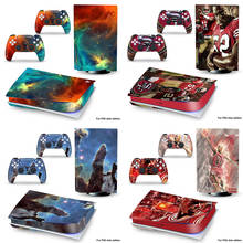 For PS5 Skin Sticker Classic Game Stickers Skin Decal Cover Case For PlayStation 5 disk Edition Console and PS5 2 Controllers 2024 - buy cheap