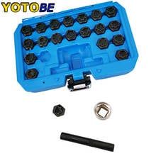 22PCS Wheel Lock Lug Nut Key Anti-theft Tool Socket Remover Set Kit For VW Audi 2024 - buy cheap