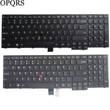 Base de teclado para notebook, compatível com lenovo thinkpad e550, e550c, e555, e560, e565, inglês 00hn000, 00hn074, 00hn037, sem luz de fundo 2024 - compre barato