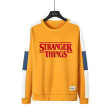 2020 New Stranger Things Printed Hoodie Sweatshirt Men O-Neck  Hip Hop Casual Patchwork Pullover Hoodies Male Streetwear Clothes 2024 - buy cheap