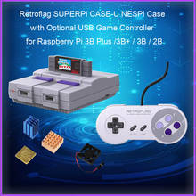 Retroflag SUPERPi CASE-U NESPi Case with Optional USB Game Controller for Raspberry Pi 3B Plus /3B+ / 3B / 2B 2024 - buy cheap