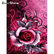 Evershine Full Square Round Diamond Painting Rose 5D DIY Diamond Embroidery Sale Flower Cross Stitch Kit Rhinestones Art 2024 - buy cheap