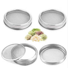 Stainless Steel Sprouting Mason Jar Lids Garden Seed Sprouting Germinator Accessories Sprouter Germination Cover Strainer Lids 2024 - buy cheap