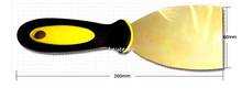 60*200 мм латунный шпатлевка нож с пластиковой ручкой, не Искрящиеся скребки, безопасный ручной инструмент Бесплатная доставка 2024 - купить недорого