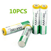 Pilas recargables AAA para juguetes de niños, pilas recargables de gran capacidad, 1350mAh, 1,2 V, 10 unids/lote 2024 - compra barato