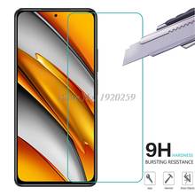 Стекло для экрана Xiaomi Poco F3, защитная пленка, прозрачное закаленное стекло, защита дисплея 9H Pocophone Poko Little F3, чехол для телефона 2024 - купить недорого