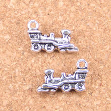 60pcs Charms double sided train 17x12mm Antique Pendants,Vintage Tibetan Silver Jewelry,DIY for bracelet necklace 2024 - buy cheap