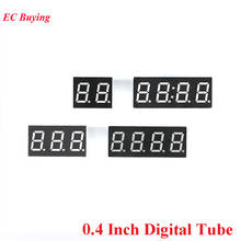 5 pçs 0.4 Polegada tubo digital 2bit 3bit 4bit display comum ânodo comum cátodo 0.4 "7 segmento led placa vermelho eletrônico diy 2024 - compre barato