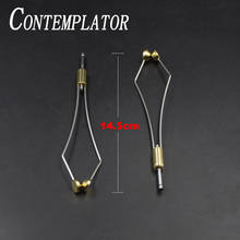 CONTEMPLATOR 1pc big size tapered feet heavy bullet head bobbin holder fly tying tool black ceramic glass tip fly fishing tool 2024 - buy cheap