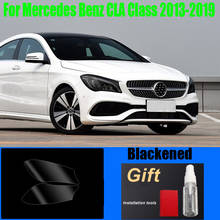 TPU Headlights Film For Mercedes Benz CLA Class 2013-2019 Car Styling Blackened Transparent Protective Stickers Accessories 2Pcs 2024 - buy cheap