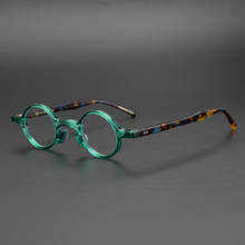 Luxury Acetate Small Round Glasses Frame Men Women Vintage Retro Optical Eyeglasses Frame Prescription Eyewear Frames Spectacles 2024 - buy cheap