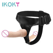 IKOKY Strap-on Realistic Dildo For Couples Lesbian Adult Games Strapon Dildos Panties Dildo Sex Toys for Women 2024 - buy cheap