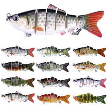 10cm 18g Fishing Lure Lifelike 6 Jointed Sections Swimbait  Isca Artificial Hard Bait Crankbait Wobblers 2024 - buy cheap