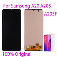 100% Original For Samsung Galaxy A205/DS A205F A205FD A205A Display Touch Screen Digitizer Assembly For Samsung A20 lcd 2024 - buy cheap