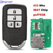 Jingyuqin-funda de mando a distancia inteligente 4B, repuesto de 433MHz, ID47/PCF7938, Chip para Honda New odyssey Elysion, Control de Potencia Híbrida 2024 - compra barato