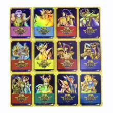 12pcs/set Saint Seiya Soul of Gold Refraction Process Toys Hobbies Hobby Collectibles Game Collection Anime Cards 2024 - buy cheap