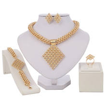 ZuoDi 2021 statement Bridal Jewelry Set Dubai Gold designer Jewelry Set Wholesale Nigerian Wedding woman accessories jewelry set 2024 - buy cheap