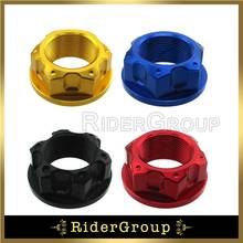 Porca de eixo para bicicleta honda, de alumínio, para modelos crf50 xr50 kawasaki klx110 kx65 kx85 suzuki drz110 rm85 2024 - compre barato