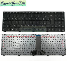 Teclado de laptop it/italiano/lenovo 100-15ibd 666385h-it preto original interno 2024 - compre barato