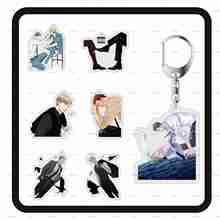 Japan Hot Anime The Clouds Gather Acrylic Pendant Keychains Yashiro Domeki Chikara Kageyama Keyrings Collection Holiday Gift 2024 - buy cheap