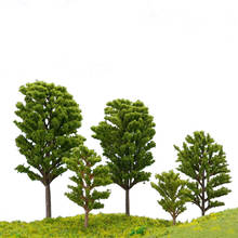 Modelo arquitetônico de árvore verde para trem ho, modelo em miniatura arquitetural nova escala n 200 tamanhos de 2018 2024 - compre barato