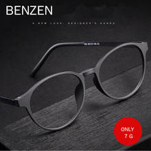 BENZEN-gafas graduadas de titanio para hombre y mujer, anteojos con montura redonda Vintage, montura óptica coreana para miopía, 5263 2024 - compra barato