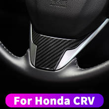 Pegatinas decorativas para volante de coche, decoración de fibra de carbono modificada para Honda crv CR-V, 2017, 2018, 2019 2024 - compra barato