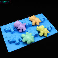 Small Dinosaur Soap Mold food grade handmade soap silicone mold 3D Dinosaur Animal Cake Moulds Fondant Chocolate Candy Molds 2024 - buy cheap