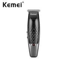 Kemei перезаряжаемая машинка для стрижки волос Профессиональный электрический триммер для волос Бритва для бороды Беспроводная Бритва для стрижки из нержавеющей стали 2024 - купить недорого