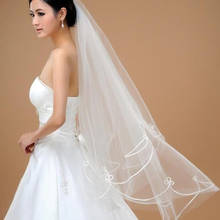 Cheap Ivory Wedding Veil One layer Wedding Accessory Bridal Vei 2024 - buy cheap