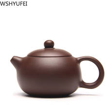 WSHYUFEI Yixing purple clay teapot Chinese tea pot filter xishi teapots Raw ore Purple mud handmade Tea set customized 120ml 2024 - buy cheap