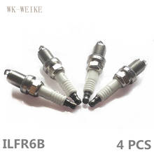 O 4 PCS Iridium Iraurit Alloy Spark Plugs For PEUGEOT 1007 1.6 16V  107 1.0  207 1.6 16V  308 SW 1.6 BioFlex   ILFR6B 2024 - buy cheap