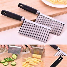 Potato Wavy Edged Tool Peeler Cooking Tools kitchen knives Accessories Stainless Steel Kitchen Gadget Vegetable Fruit Cutting 2024 - buy cheap