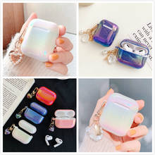 Cute Luxury Hard Earphone Case for Airpods 1 2 3 Case Glitter Bling Charging Box Cover for AirPods Pro Case Accessories Keychain 2024 - buy cheap