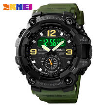 Skmei-relojes deportivos para hombre, reloj Digital analógico de cuarzo, multifuncional, LED, militar, Masculino, 1637 2024 - compra barato