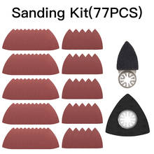 77pcs Sandpaper Set Triangular Sanding Pad Durable Finger Sanding Pads Multi-tool Polishing Hand Abrasive Tools Sander Sandpaper 2024 - buy cheap