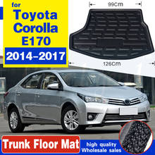 For Toyota Corolla Altis E170 2014 2015 2016 2017 Boot Mat Rear Trunk Liner Cargo Floor Carpet Guard Protector Car Accessories 2024 - buy cheap