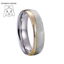 unique pure handmade titanium mens ring 6mm anniversary marriage wedding couple rings male 2024 - buy cheap