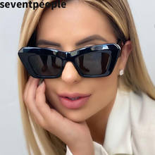 Модные треугольные солнцезащитные очки кошачий глаз в стиле ретро женские Винтажные Солнцезащитные очки кошачий глаз для женщин Роскошные брендовые трендовые персонализированные очки 2024 - купить недорого