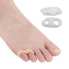 1Pair Hallux Valgus Silicone Correction Gel Foot Care Toe Separator Little Finger Protector Bunion Adjuster Protetor Joanete 2024 - buy cheap