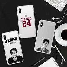 Чехол для телефона teen wolf Dylan O'Brien прозрачный для iPhone 6 7 8 11 12 s mini pro X XS XR MAX Plus 2024 - купить недорого