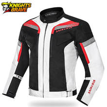 Chaqueta de motocicleta para hombre, impermeable, transpirable, protección para Motocross 2024 - compra barato