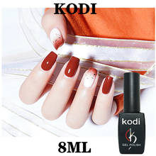 Kodi polonês para unhas arte diy design 8ml uv led vermelho cores verniz híbrido de longa duração gel 2024 - compre barato