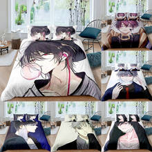 3D Japanese Comic Apollo Candy Print Bedding Set With Pillowcase Anime Duvet Cover Design Bedclothes 2/3pcs For Men Bedspread 2024 - buy cheap