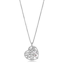 Colar de prata esterlina 100%, árvore do amor para mulheres, joias finas, pingentes de colares 2024 - compre barato