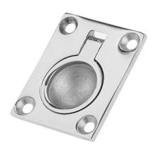 48 X 38Mm Boat Locker Hatch Latch Cabinet Flush Mount Ring Pull Handle Marine Surfing Hardware 316 Stainless Steel 2024 - buy cheap