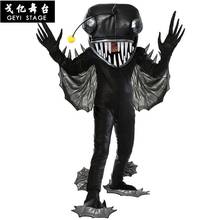 New Fancy kid boy anglerfish Costume Fish Animated Halloween Christmas Cosplay Costume for adult men Onepiece Outfit Jumpsuit 2024 - buy cheap
