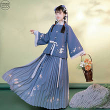 XinHuaEase Hanfu Women Winter Chinese Ancient Traditional Clothing Fairy Princess Cosplay Costume Retro Ming Dynasty Elegant 2024 - buy cheap