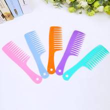 Peine de peluquería de dientes anchos, peluca de cabello tranparente, peine para peinado, desenreda el cabello grande, Ideal para cabello largo y liso 2024 - compra barato